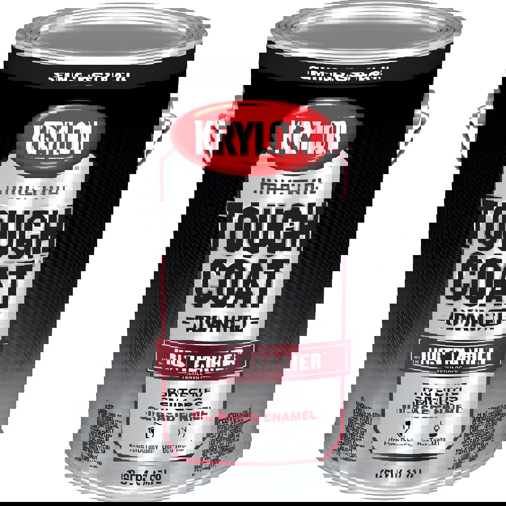 Paints; Product Type: Rust Preventative ; Color Family: Black ; Color: Black ; Finish: Semi-Gloss ; Applicable Material: Steel; Wood; Metal ; Indoor/Outdoor: Indoor; Outdoor